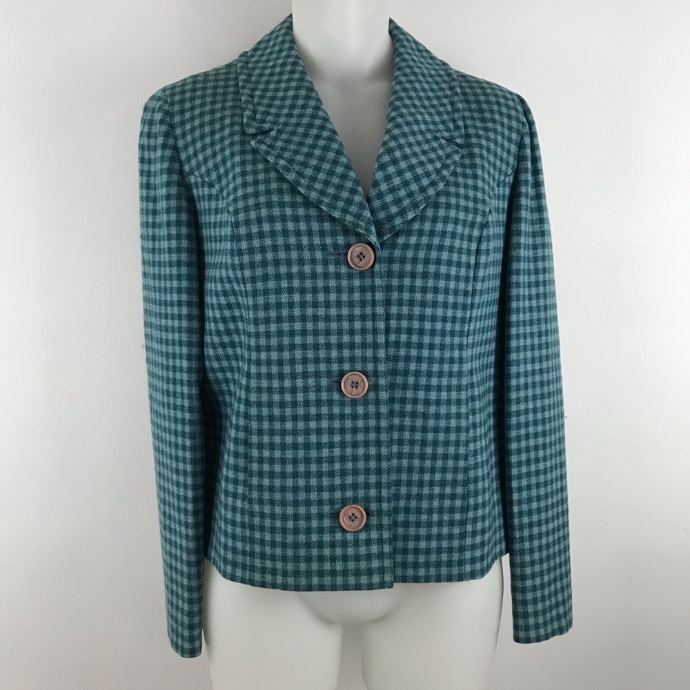 vintage PENDELTON 1960’s checked wool blazer small